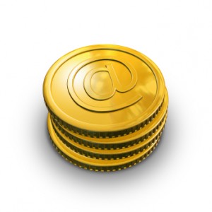 at symbol gold coins